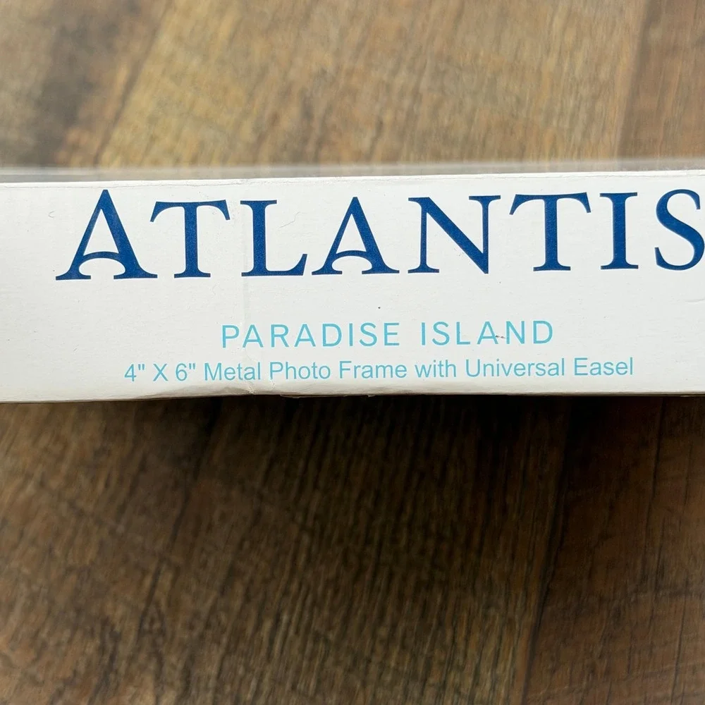Atlantis Paradise Island 4x6 Metal Photo Frame‎ Family Memories NIB